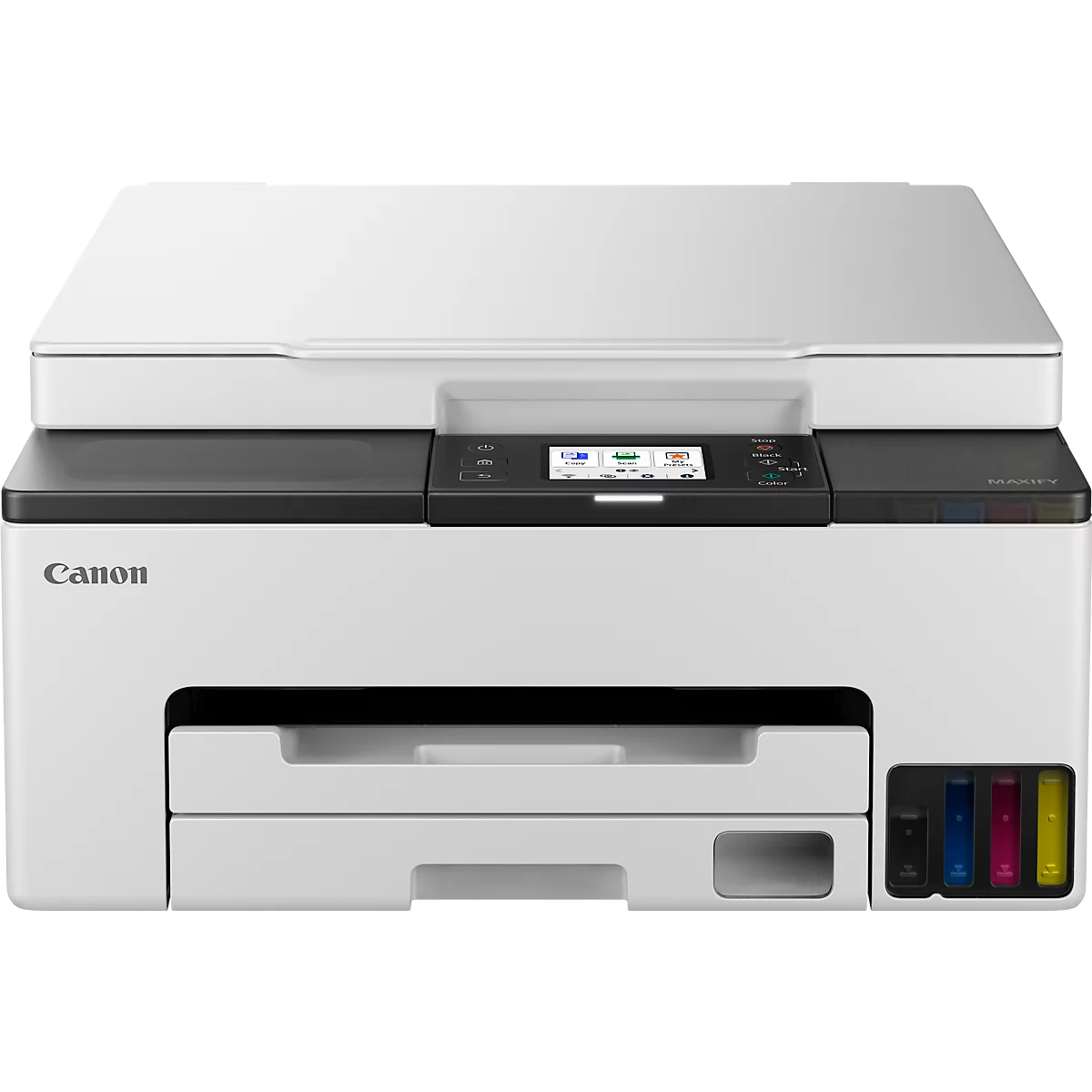 Tintenstrahl Multifunktionsdrucker Canon MAXIFY GX1050, 3-in-1, USB/LAN/WLAN/Cloud, Auto-Duplex, Mobildruck, bis A4, inkl. CMYK-Tintenflaschen