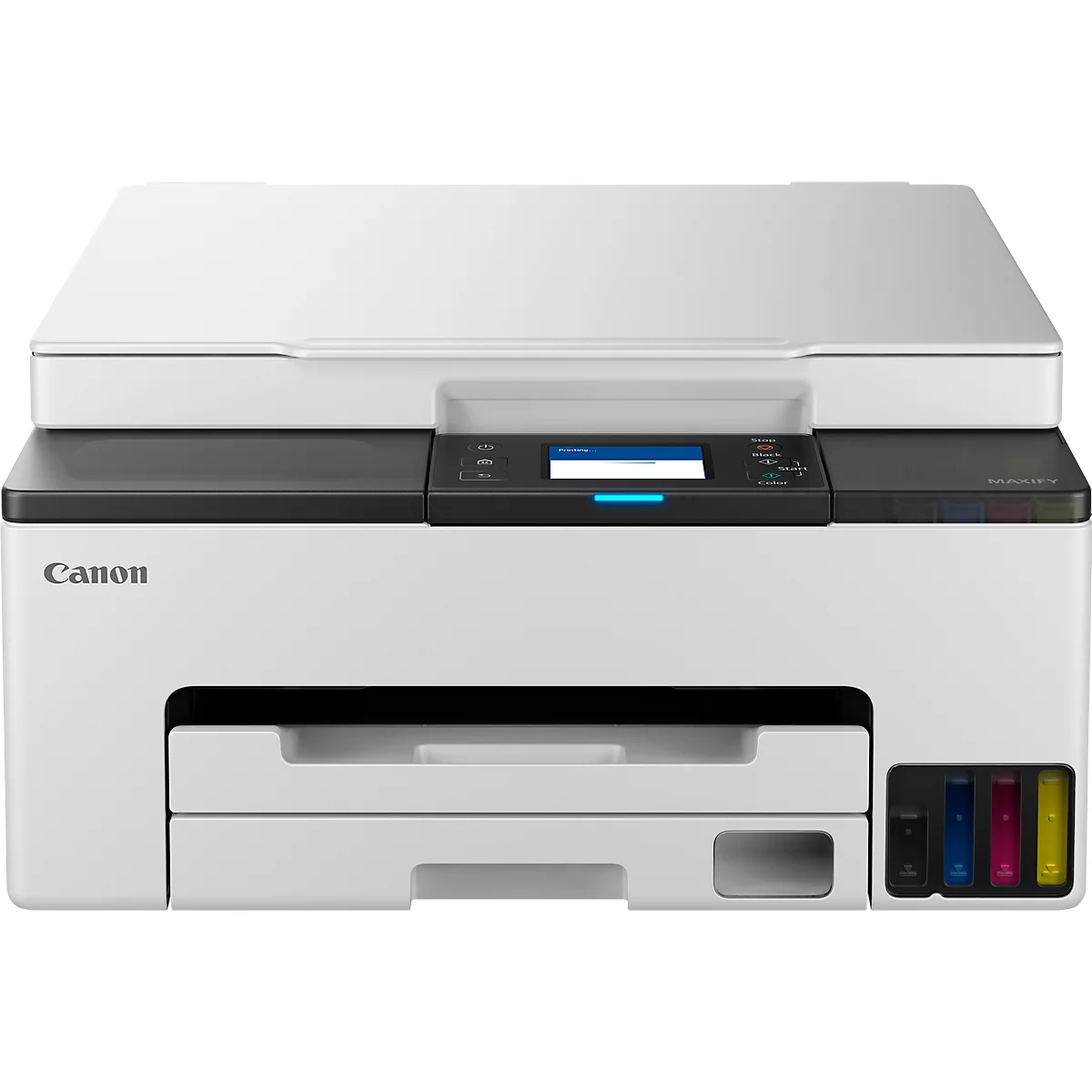 Tintenstrahl Multifunktionsdrucker Canon MAXIFY GX1050, 3-in-1, USB/LAN/WLAN/Cloud, Auto-Duplex, Mobildruck, bis A4, inkl. CMYK-Tintenflaschen