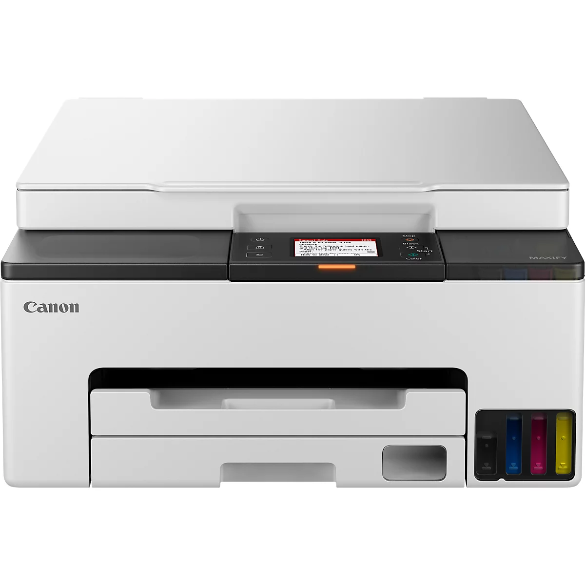 Tintenstrahl Multifunktionsdrucker Canon MAXIFY GX1050, 3-in-1, USB/LAN/WLAN/Cloud, Auto-Duplex, Mobildruck, bis A4, inkl. CMYK-Tintenflaschen