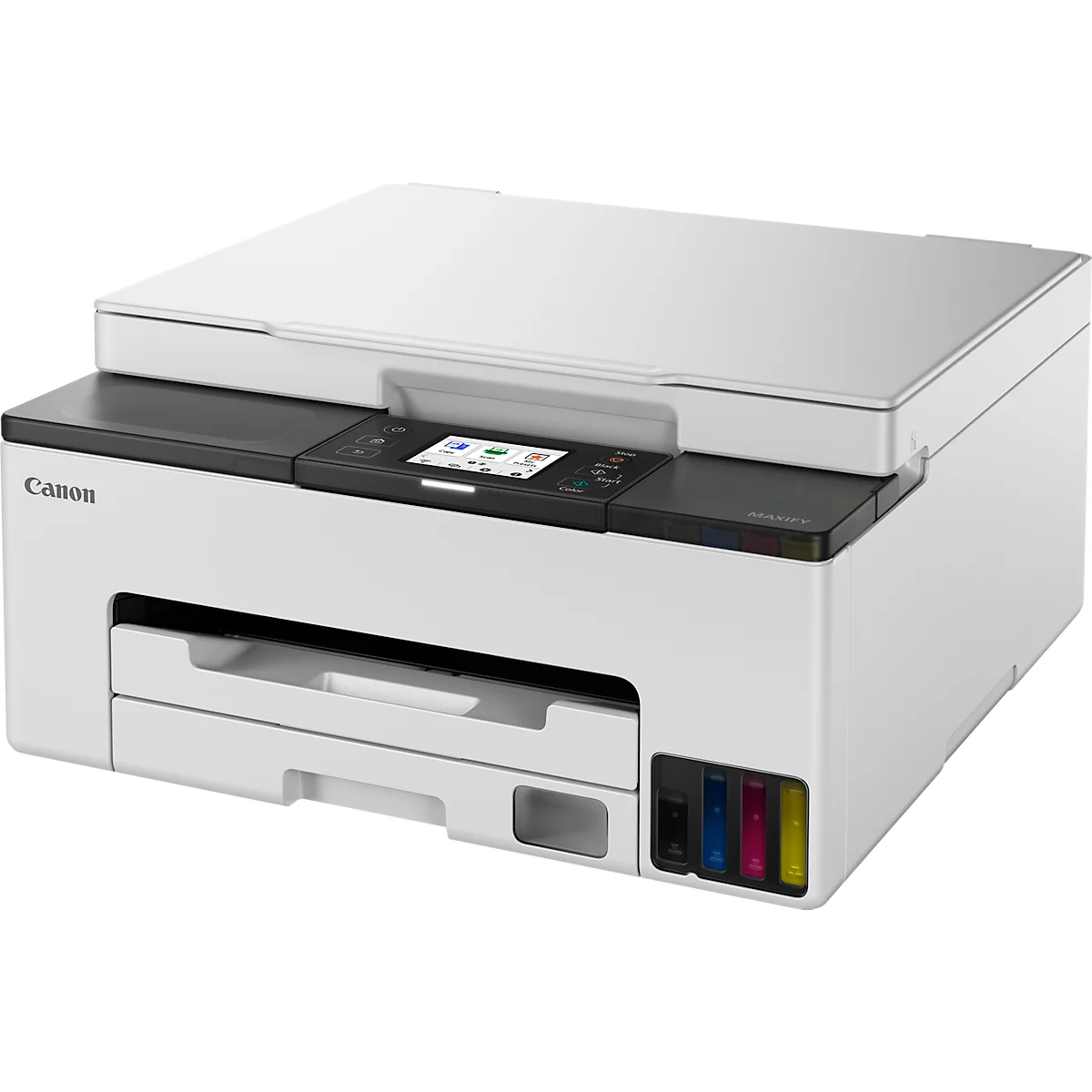 Tintenstrahl Multifunktionsdrucker Canon MAXIFY GX1050, 3-in-1, USB/LAN/WLAN/Cloud, Auto-Duplex, Mobildruck, bis A4, inkl. CMYK-Tintenflaschen