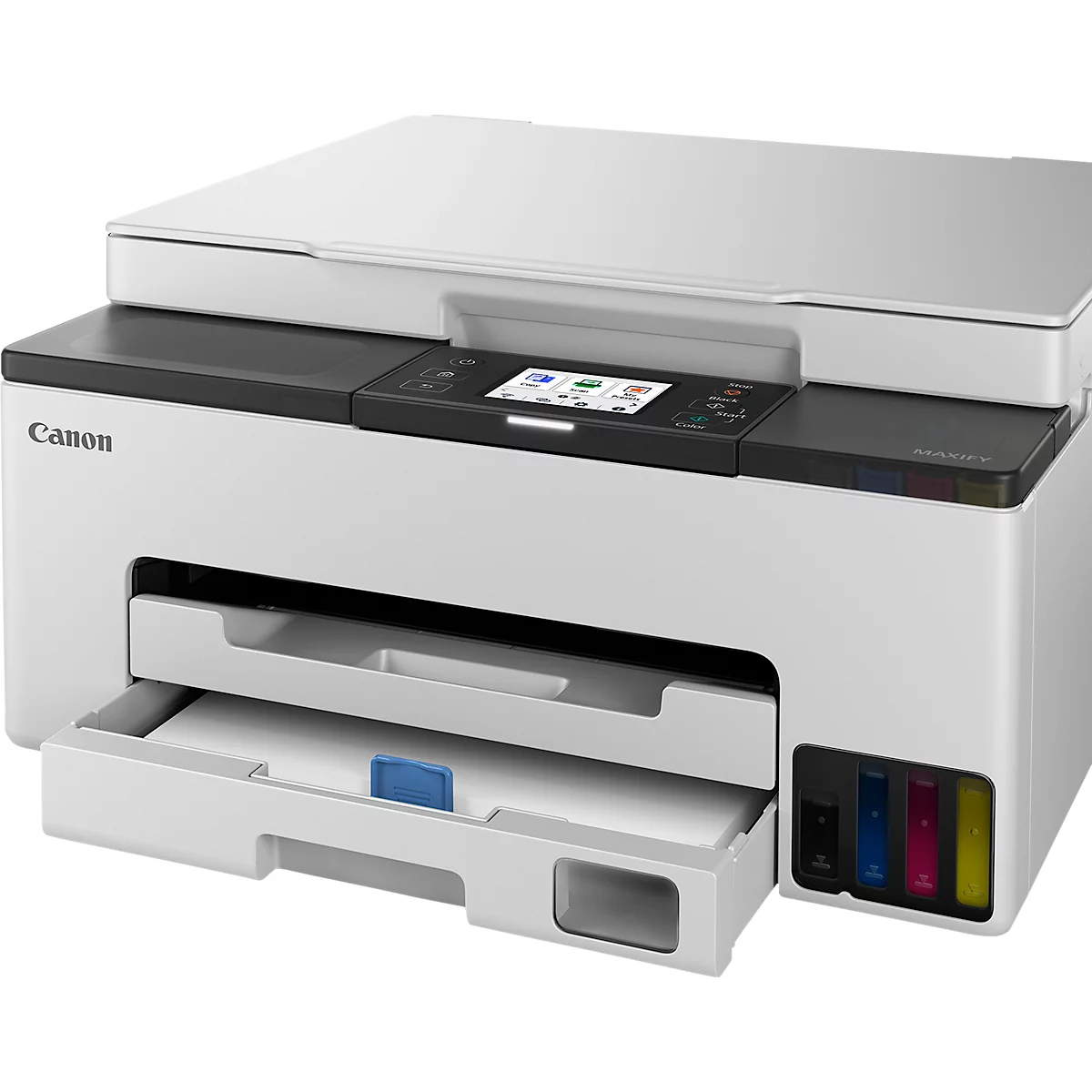 Tintenstrahl Multifunktionsdrucker Canon MAXIFY GX1050, 3-in-1, USB/LAN/WLAN/Cloud, Auto-Duplex, Mobildruck, bis A4, inkl. CMYK-Tintenflaschen