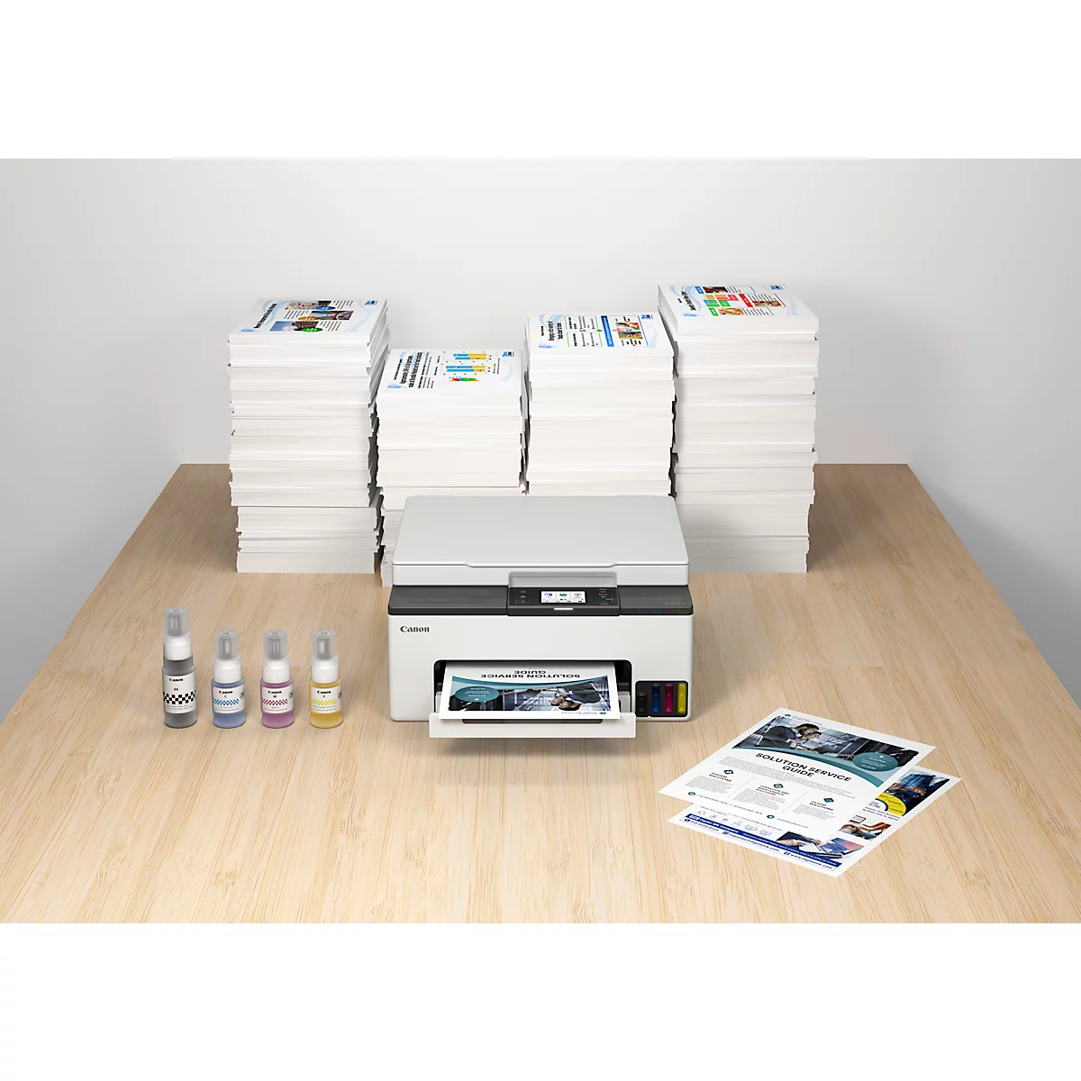 Tintenstrahl Multifunktionsdrucker Canon MAXIFY GX1050, 3-in-1, USB/LAN/WLAN/Cloud, Auto-Duplex, Mobildruck, bis A4, inkl. CMYK-Tintenflaschen