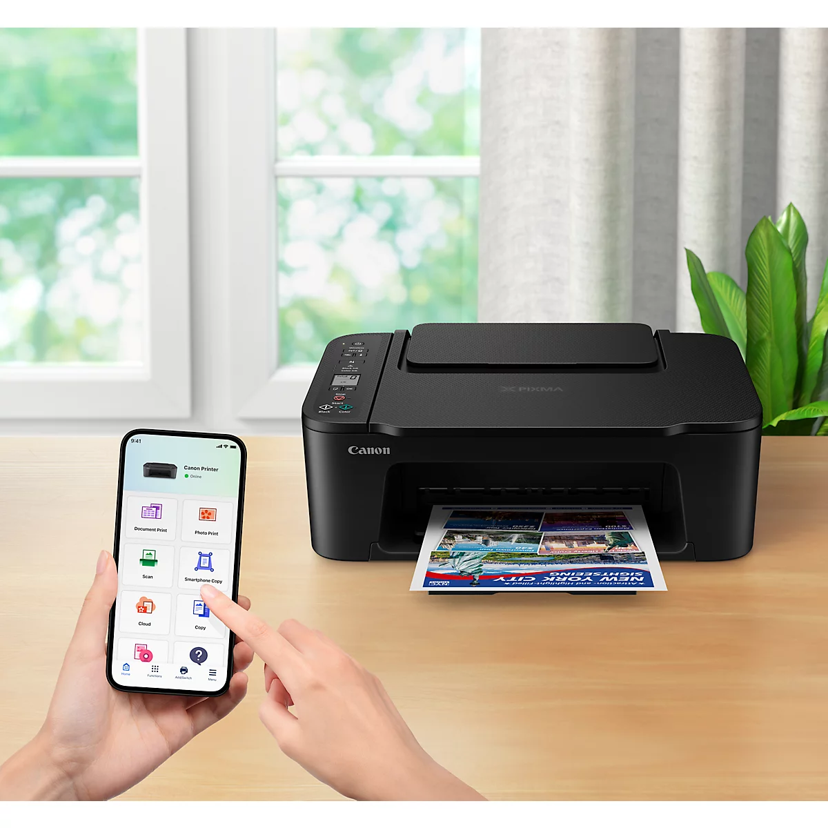 Tintenstrahl Multifunktionsdrucker Canon PIXMA TS3750i, 3-in-1, USB/WLAN, Auto-Duplex, Mobildruck, Cloud, bis A4, schwarz