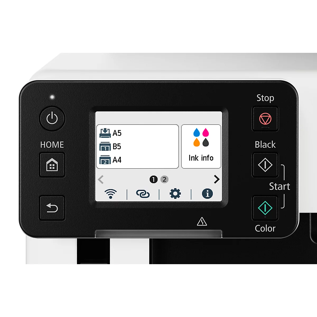 Tintenstrahldrucker Canon MAXIFY GX5550, USB/LAN/WLAN/Cloud, Auto-Duplex, Mobildruck, bis A4, inkl. CMYK-Tintenflaschen