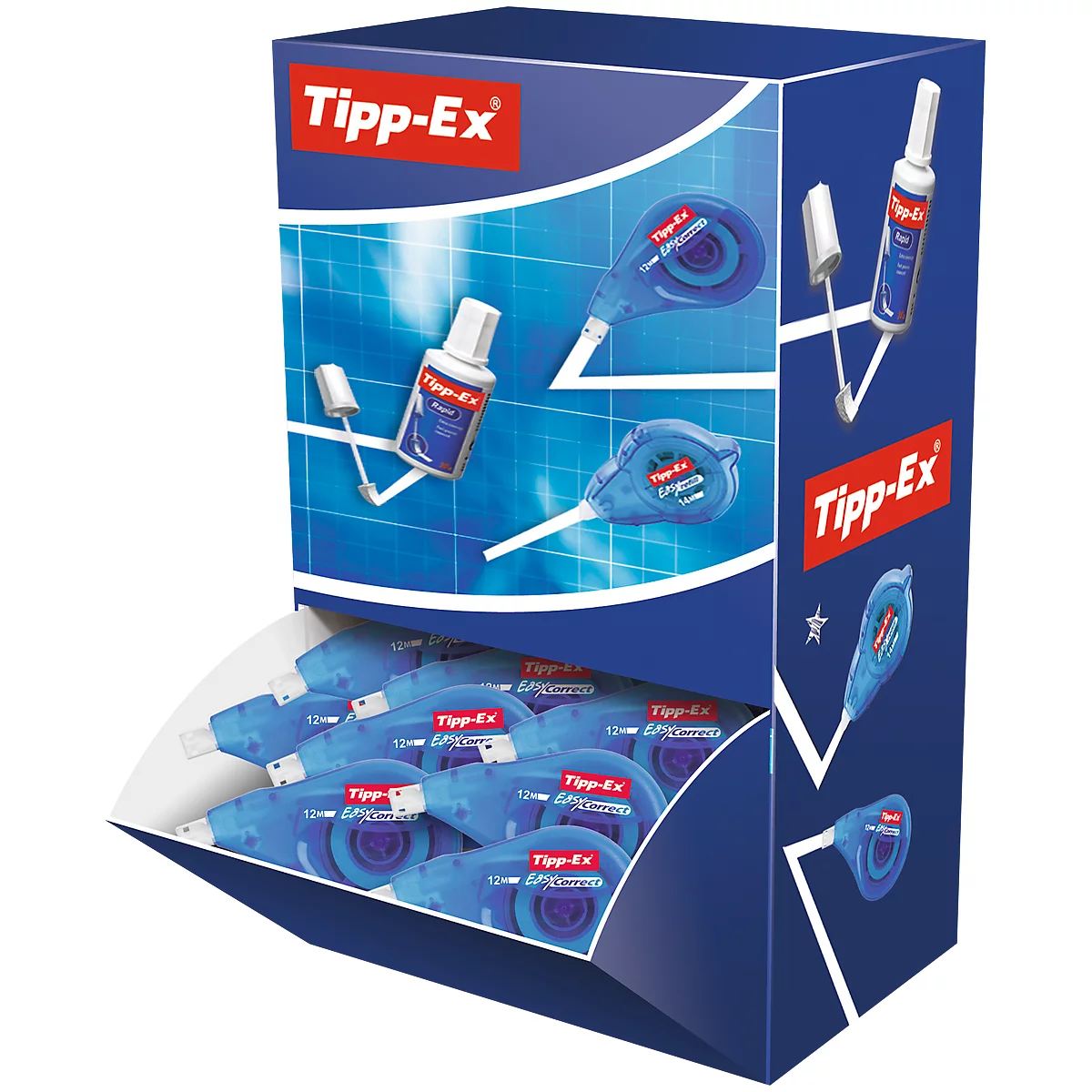 Tipp-Ex® Korrekturroller Easy Correct, 4,2 mm x 12 m, Einweg, im Vorteilspack 15+5 Stück