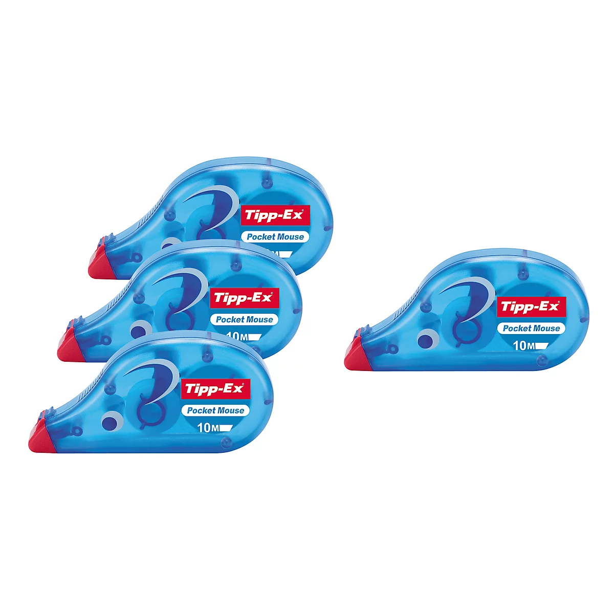 Tipp-Ex® Pocket Mouse 3 + 1 GRATIS