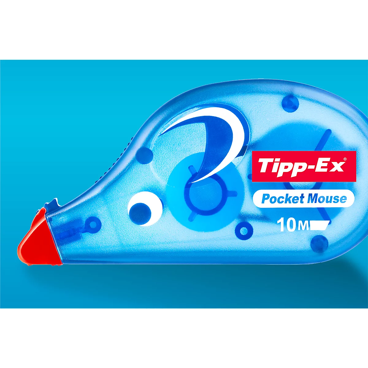 Tipp-Ex Pocket Mouse Korrekturroller mit 10 m Band, 4,2 mm breit, 20 Stück im 15+5 Vorteilspack