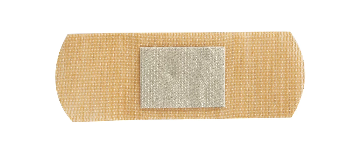Tiras de escayola QuickFix Alu, paquete de recambio con dispensador, con revestimiento antiadherente, 6 x 45 piezas