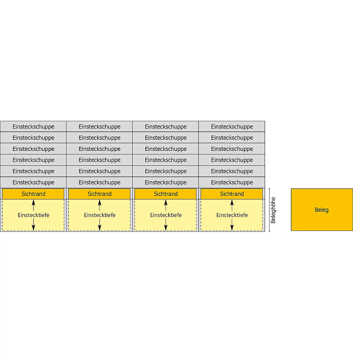 Tiras transparentes autoadhesivas, 1-53/Ene-Dic., p. tableros ORGATEX