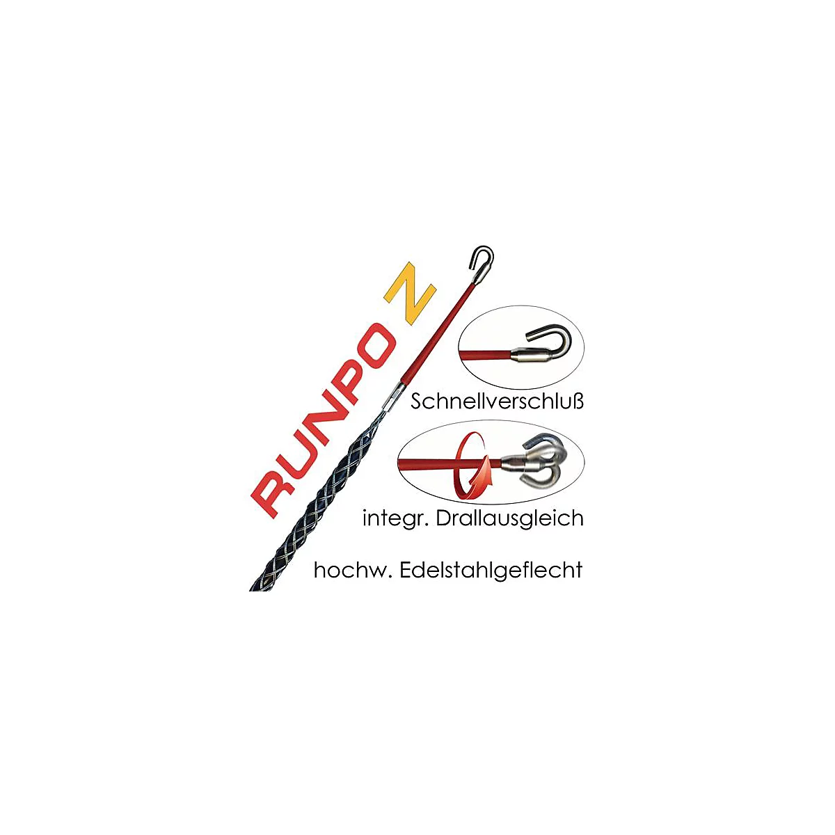 Tire-câble RUNPO Z Câble-D.6-9mm RUNPOTEC