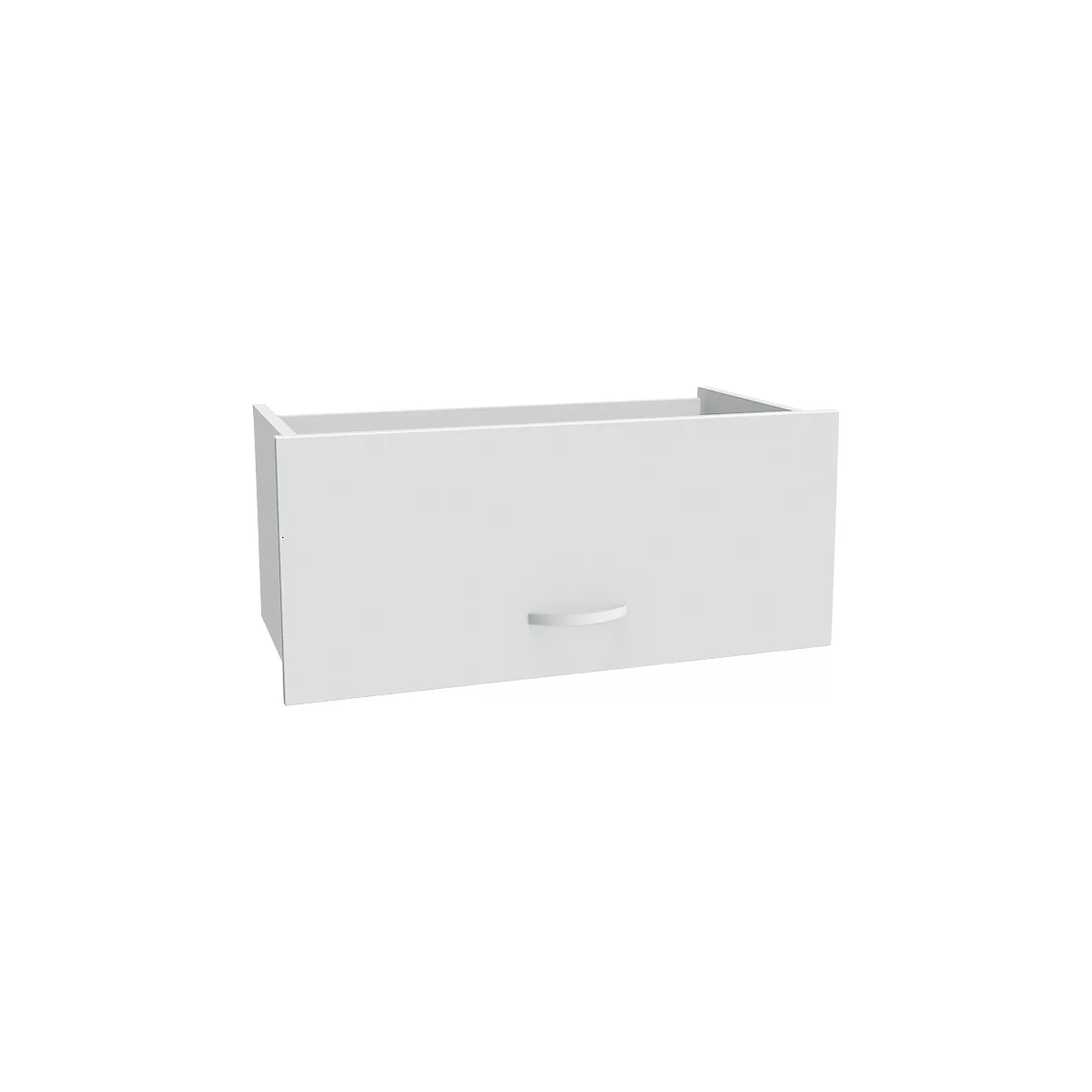 Tiroir à dossiers suspendus ALICANTE, l. 800 x P 400 x H 384 mm, gris clair