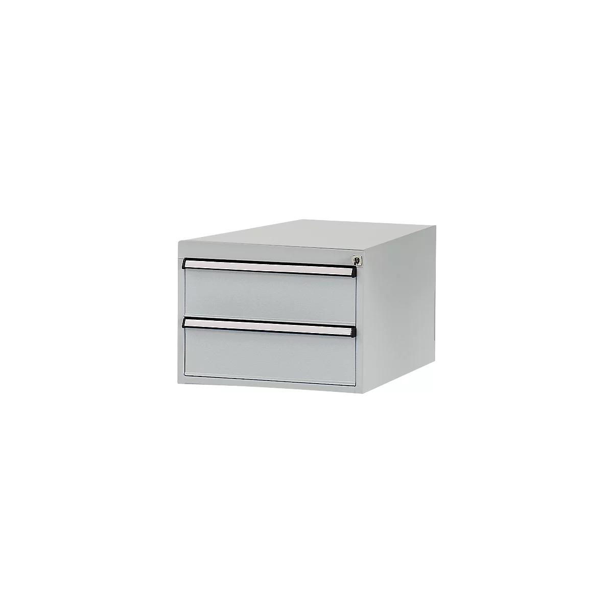Tiroirs inférieurs Manuflex, pour établi Profi de profondeur 700 mm, alu argent