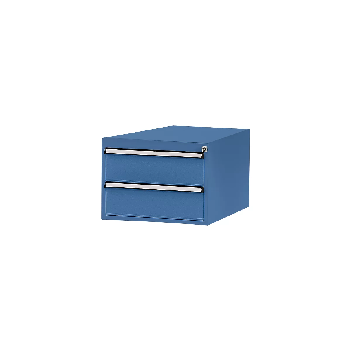 Tiroirs inférieurs Manuflex, pour établi Profi de profondeur 700 mm, bleu brillant