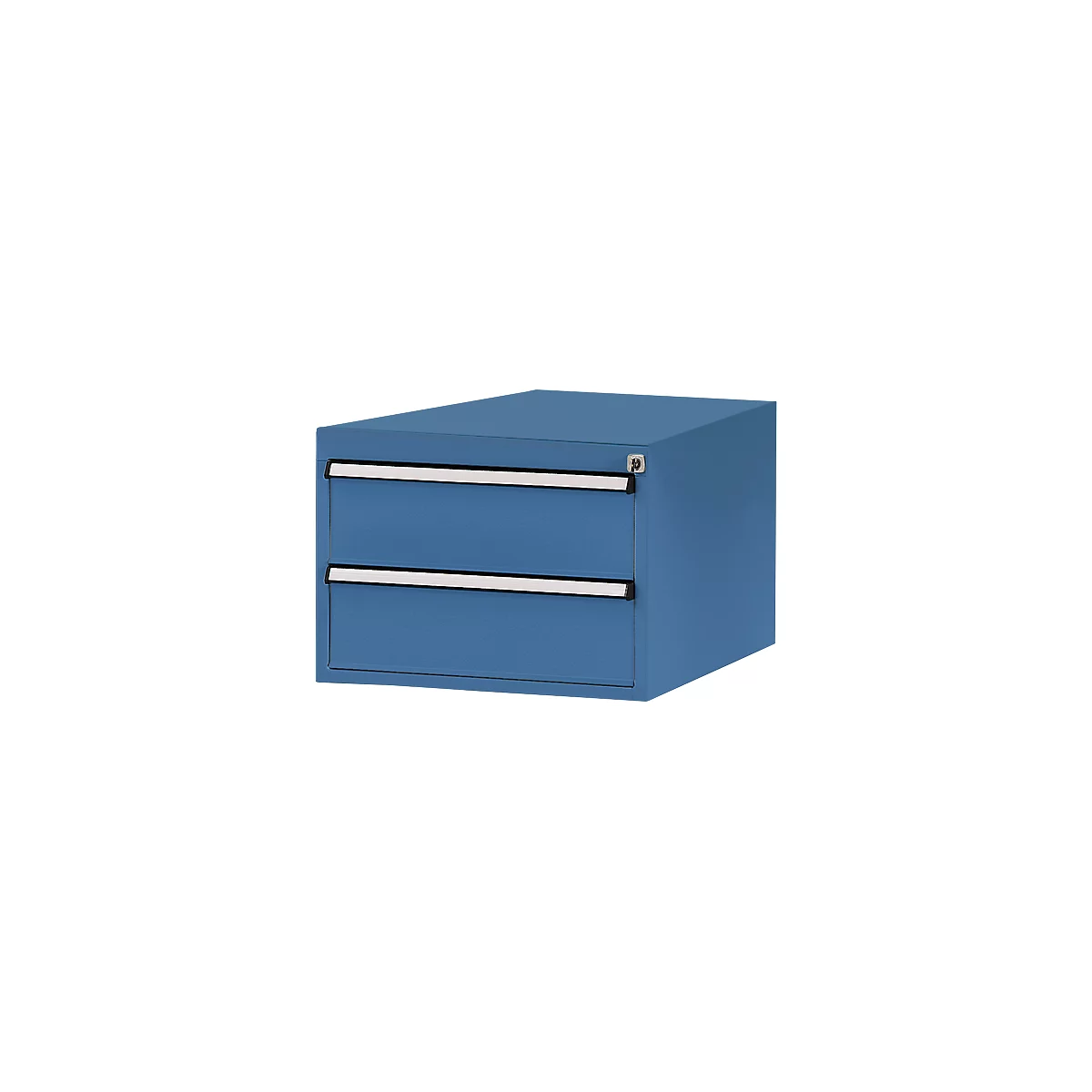 Tiroirs inférieurs Manuflex, pour établi Profi de profondeur 700 mm, bleu brillant