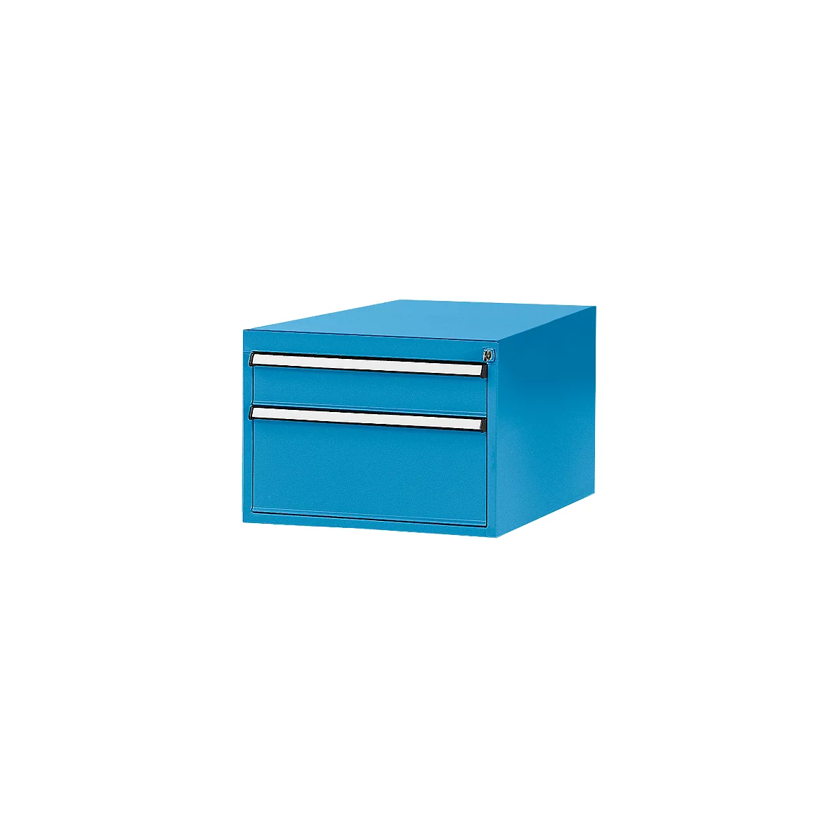 Tiroirs inférieurs Manuflex, pour établi Profi de profondeur 700 mm, bleu clair