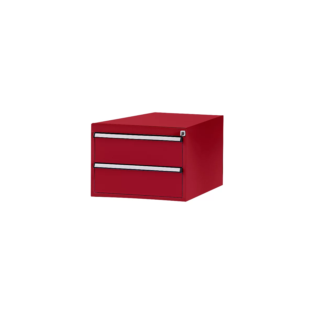 Tiroirs inférieurs Manuflex, pour établi Profi de profondeur 700 mm, rouge rubis