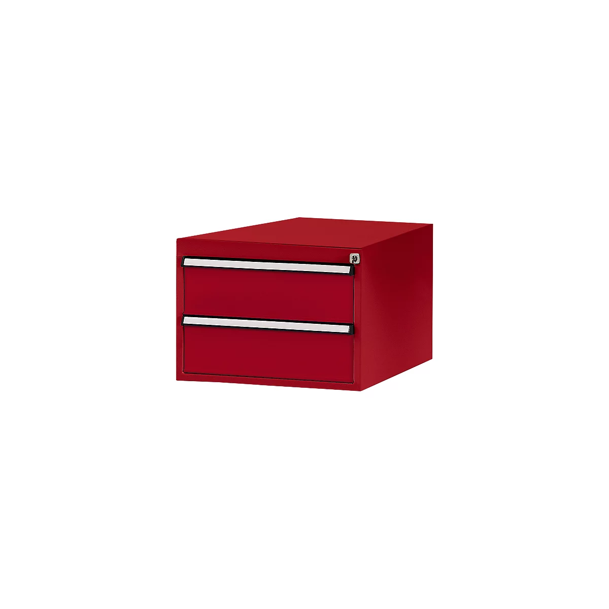 Tiroirs inférieurs Manuflex, pour établi Profi de profondeur 700 mm, rouge rubis