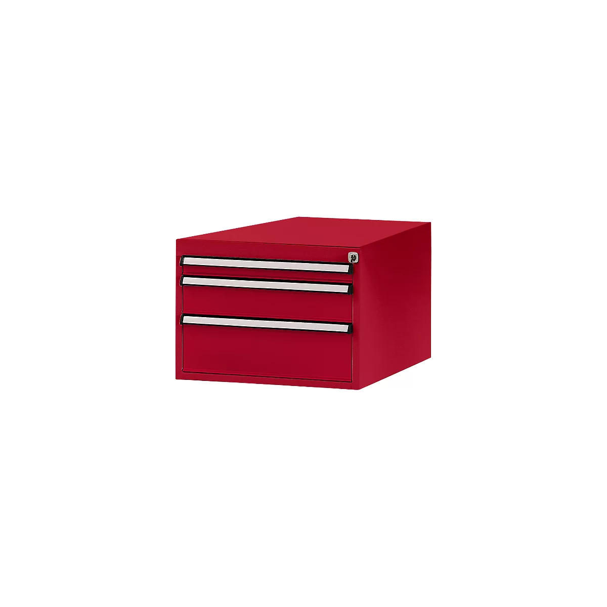Tiroirs inférieurs Manuflex, pour P 1000 mm, rouge rubis