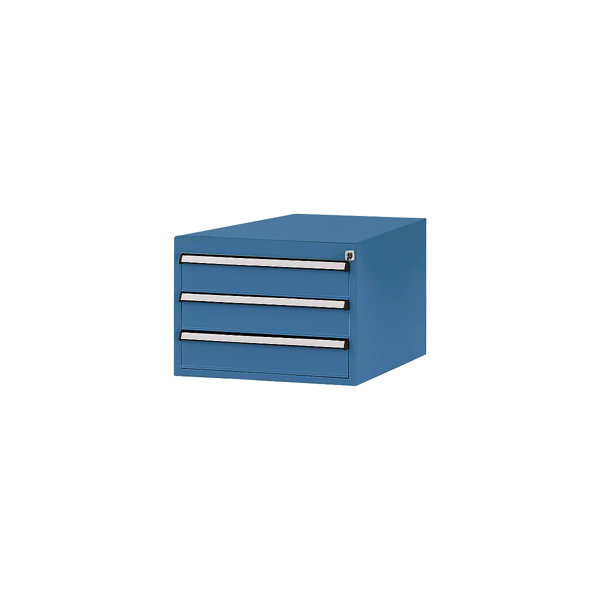 Tiroirs inférieurs Manuflex, pour P 800 mm, bleu brillant