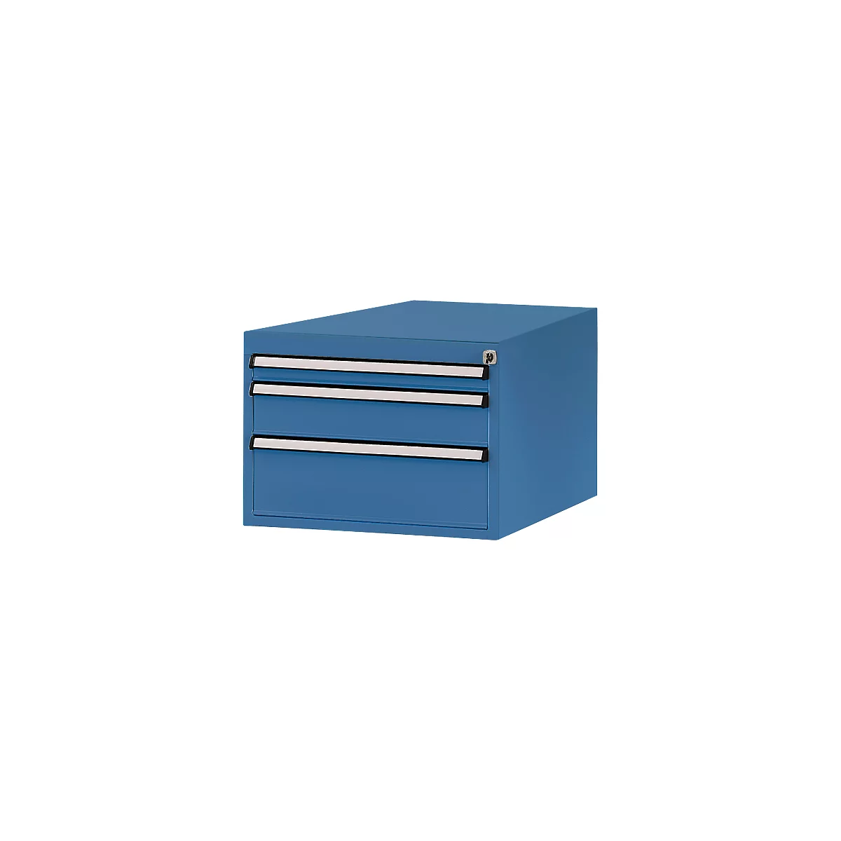 Tiroirs inférieurs Manuflex, pour P 800 mm, bleu brillant