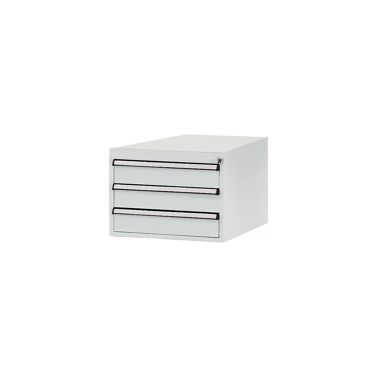 Tiroirs inférieurs Manuflex, pour P 800 mm, gris clair