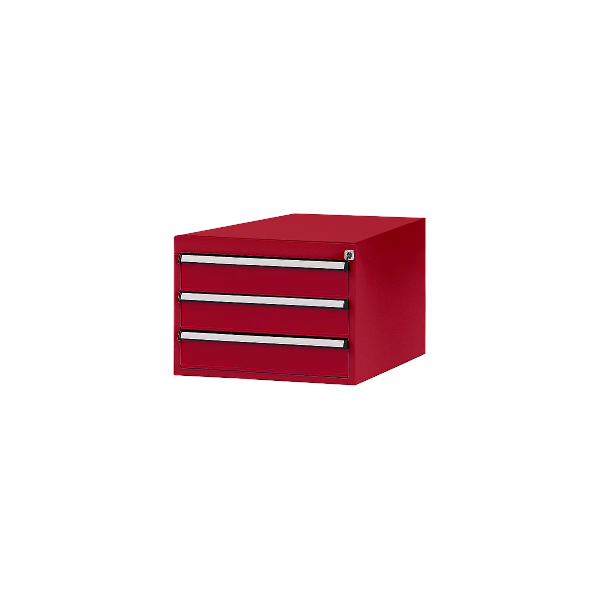 Tiroirs inférieurs Manuflex, pour P 800 mm, rouge rubis