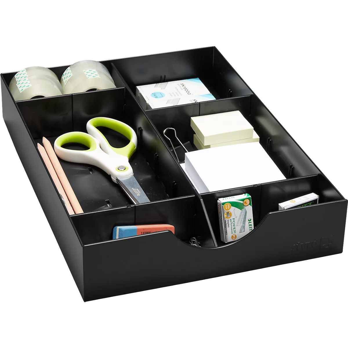 Tiroirs pour station de tri Styro styrodoc, noir