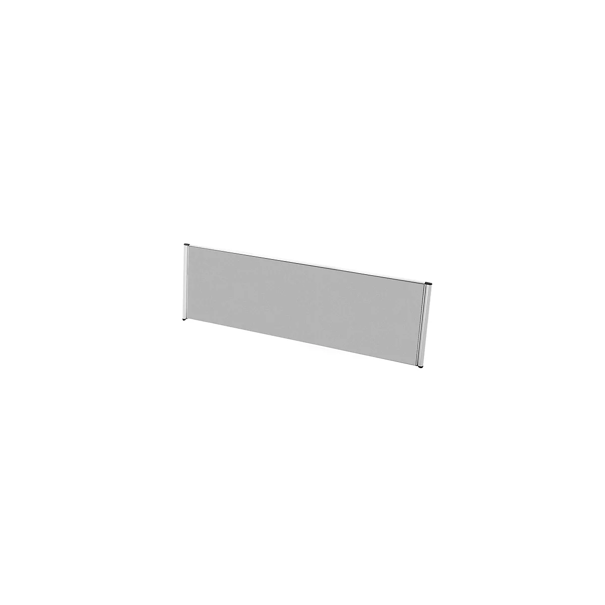 Tisch-Trennwand Aluna, 1200 x 600 mm, grau