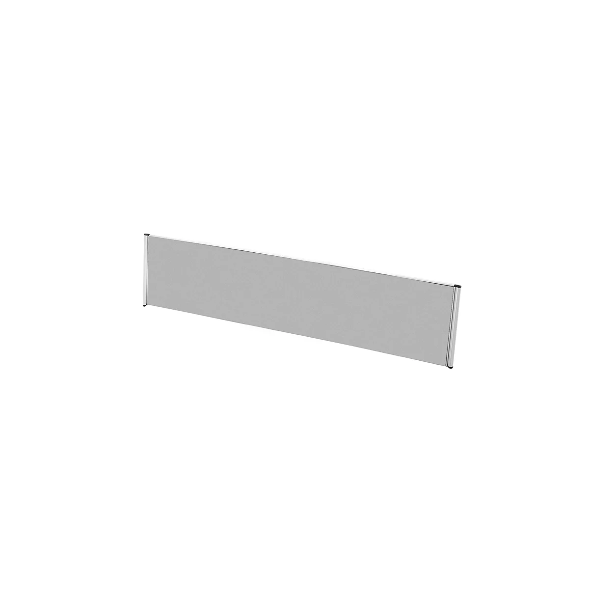 Tisch-Trennwand Aluna, 1600 x 600 mm, grau