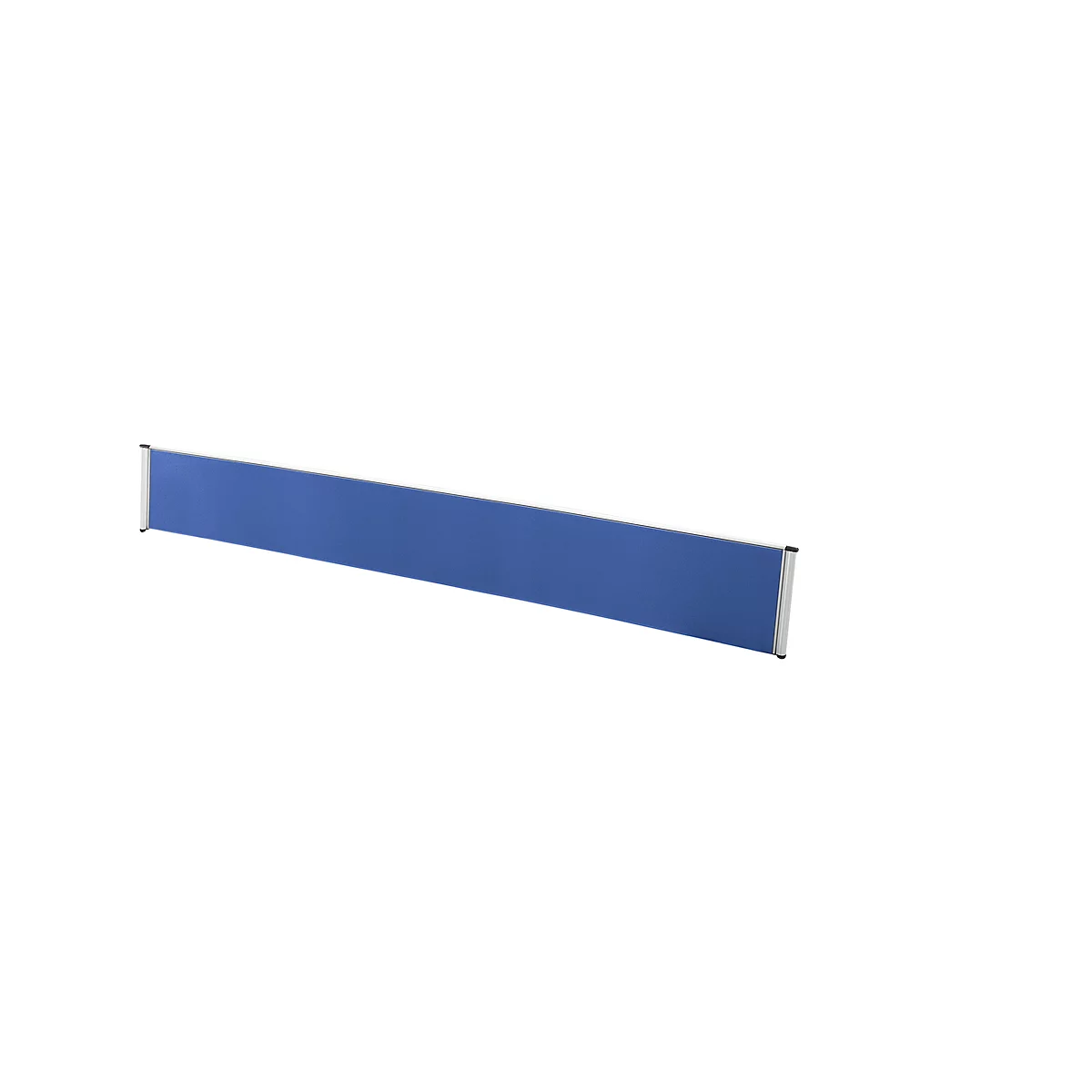 Tisch-Trennwand Aluna, 2000 x 400 mm, blau