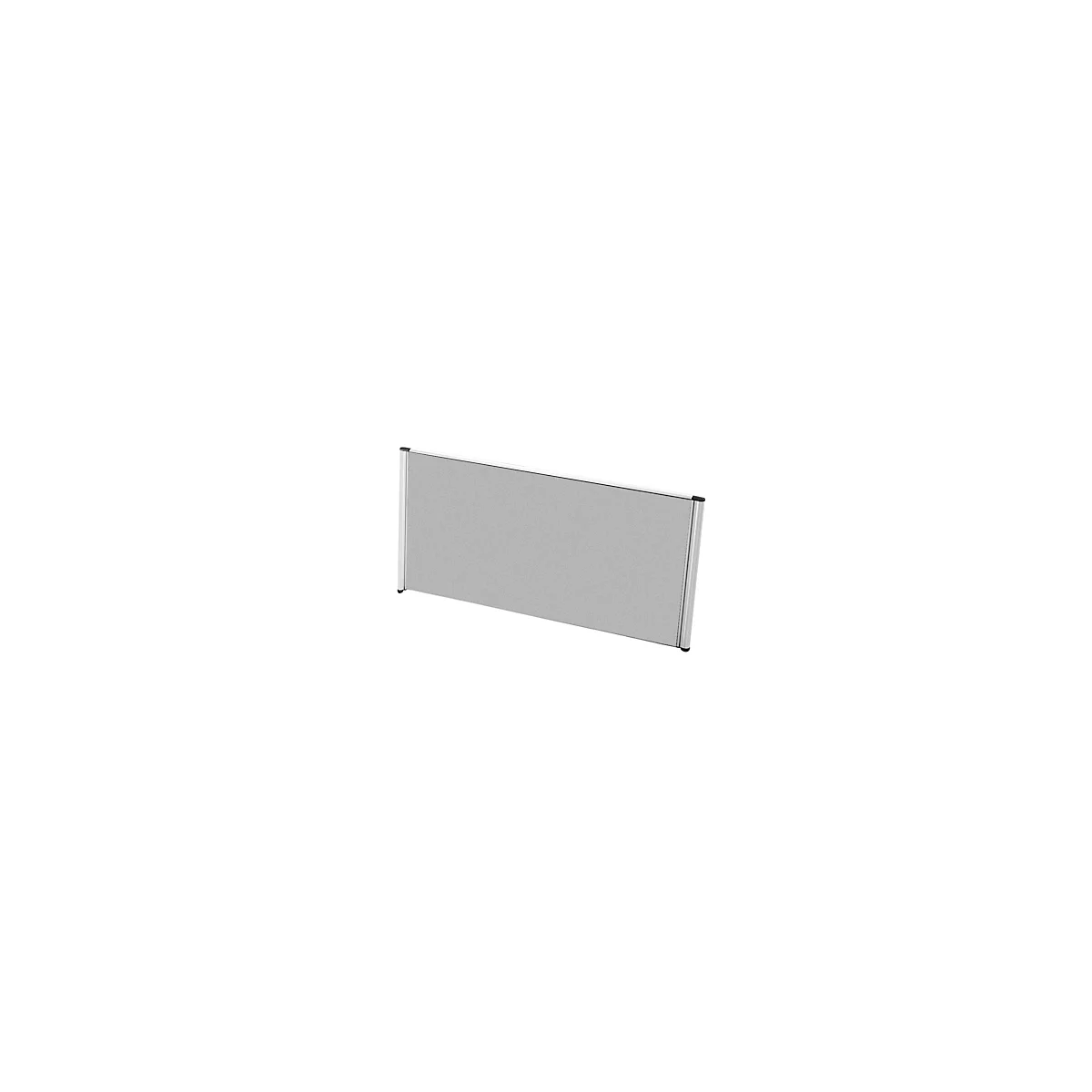 Tisch-Trennwand Aluna, 800 x 600 mm, grau