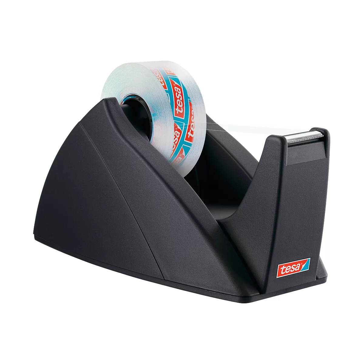 Tischabroller tesa® Basis, schwarz