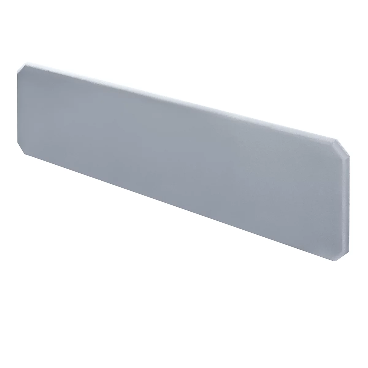 Tischtrennwand, B 1600 x H 450 mm, grau