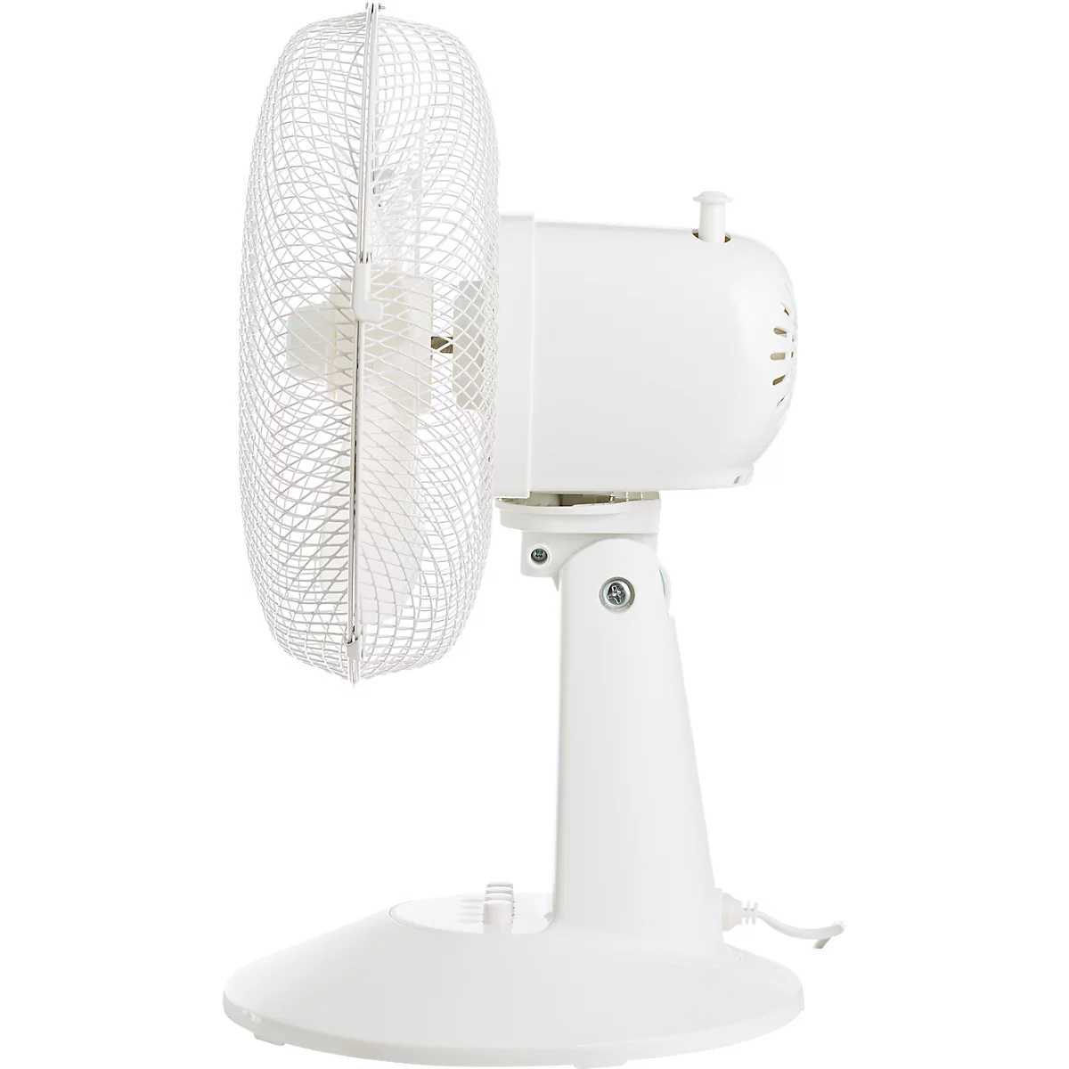 Tischventilator, 3 Stufen, B 345 x T 260 x H 470 mm, weiß 