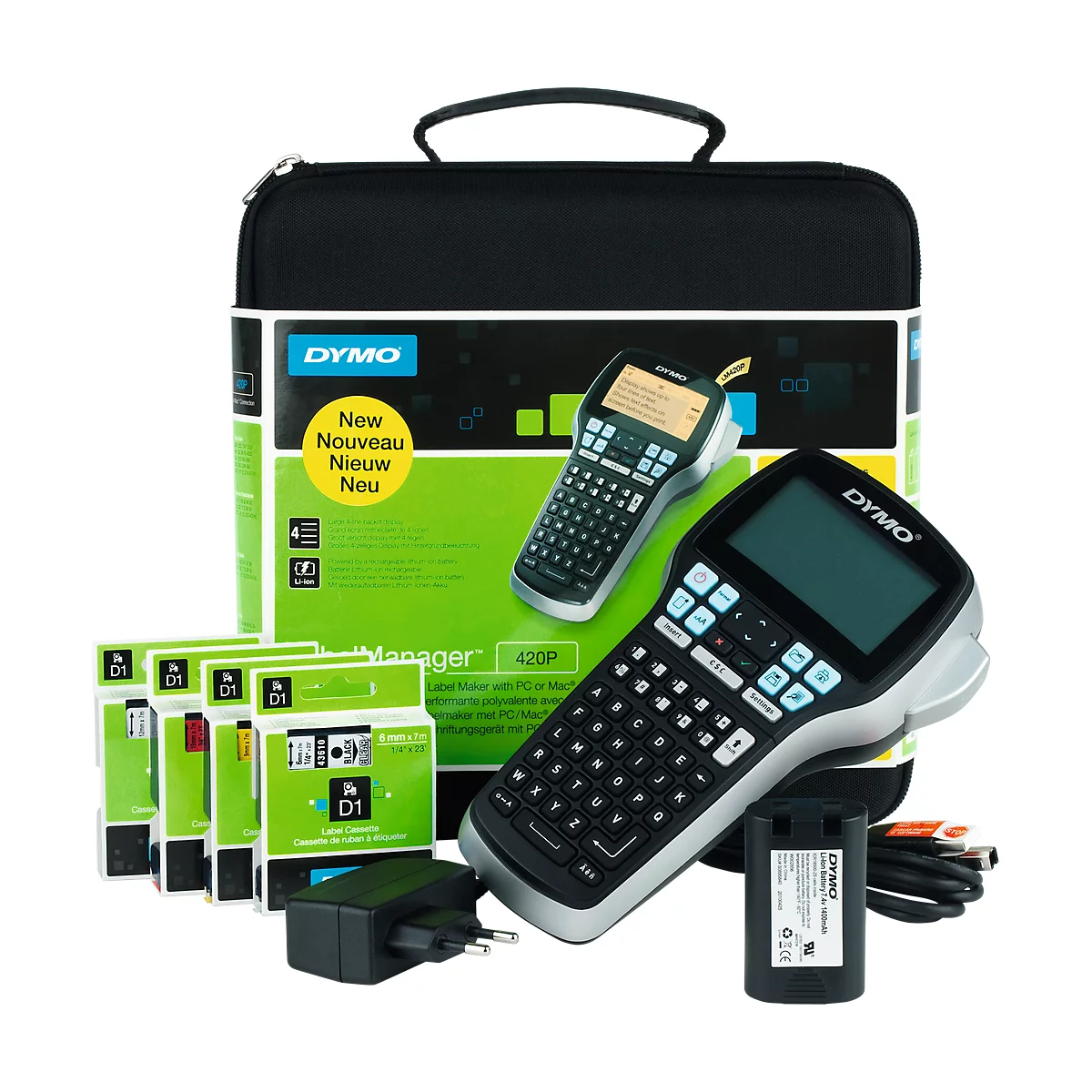 Titreuse LabelManager 420P DYMO®, avec coffret