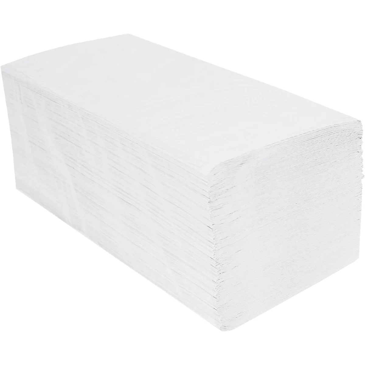 Toallas de papel Schäfer Shop Pure plegables en zig-zag, 1 capa, L 250 x A 230 mm, resistentes al desgarro, 5000 hojas, blanco