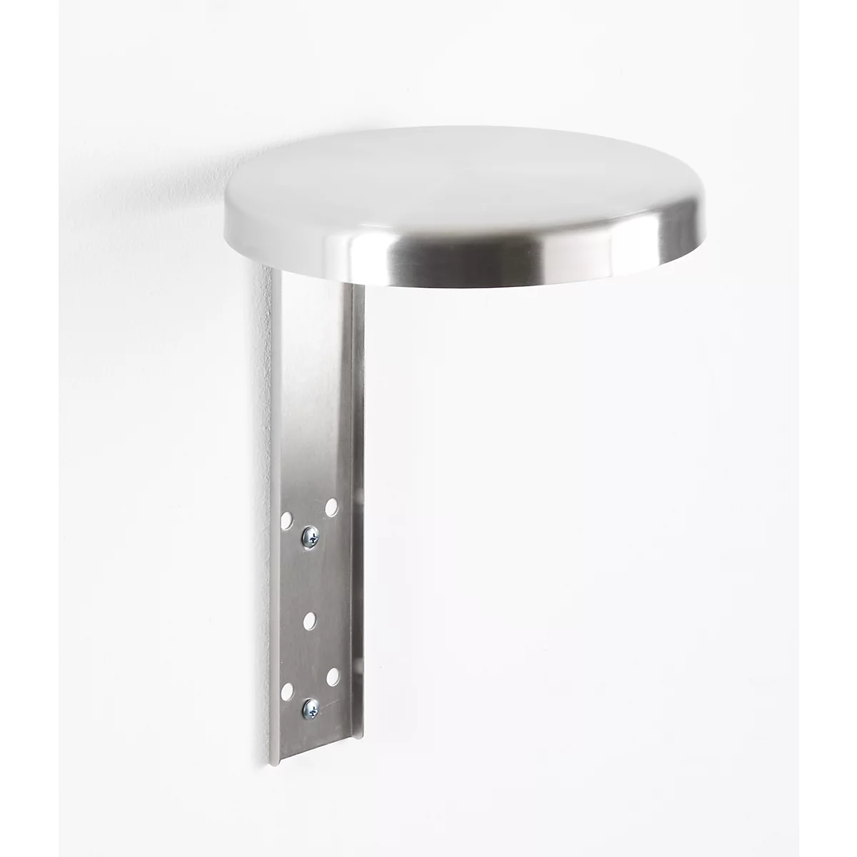 Toit pour cendrier de sécurité, adapté à tous les cendriers de sécurité de Ø 90-180 mm, matériel de montage inclus, acier inoxydable