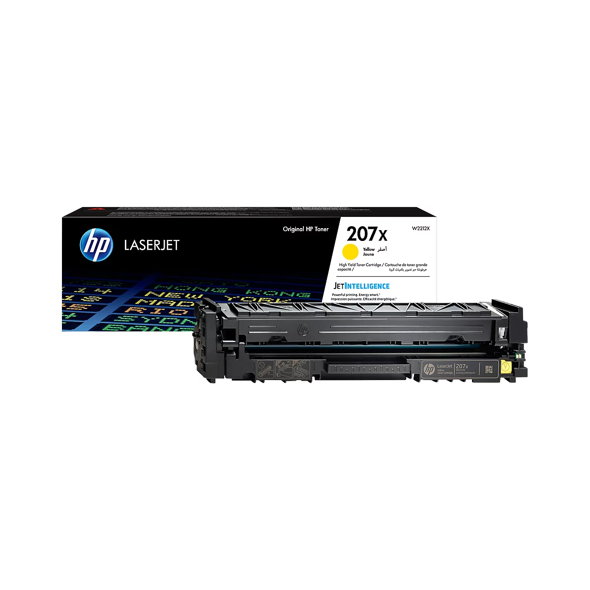 Toner HP 207X, jaune (W2212X), 2450 p.