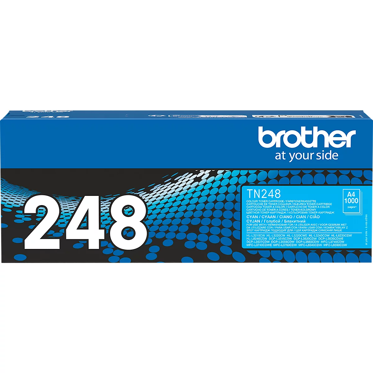 Toner original Brother TN-248VAL CMYK, multipack, jusqu'à 1000 pages A4 chacune, CYMK