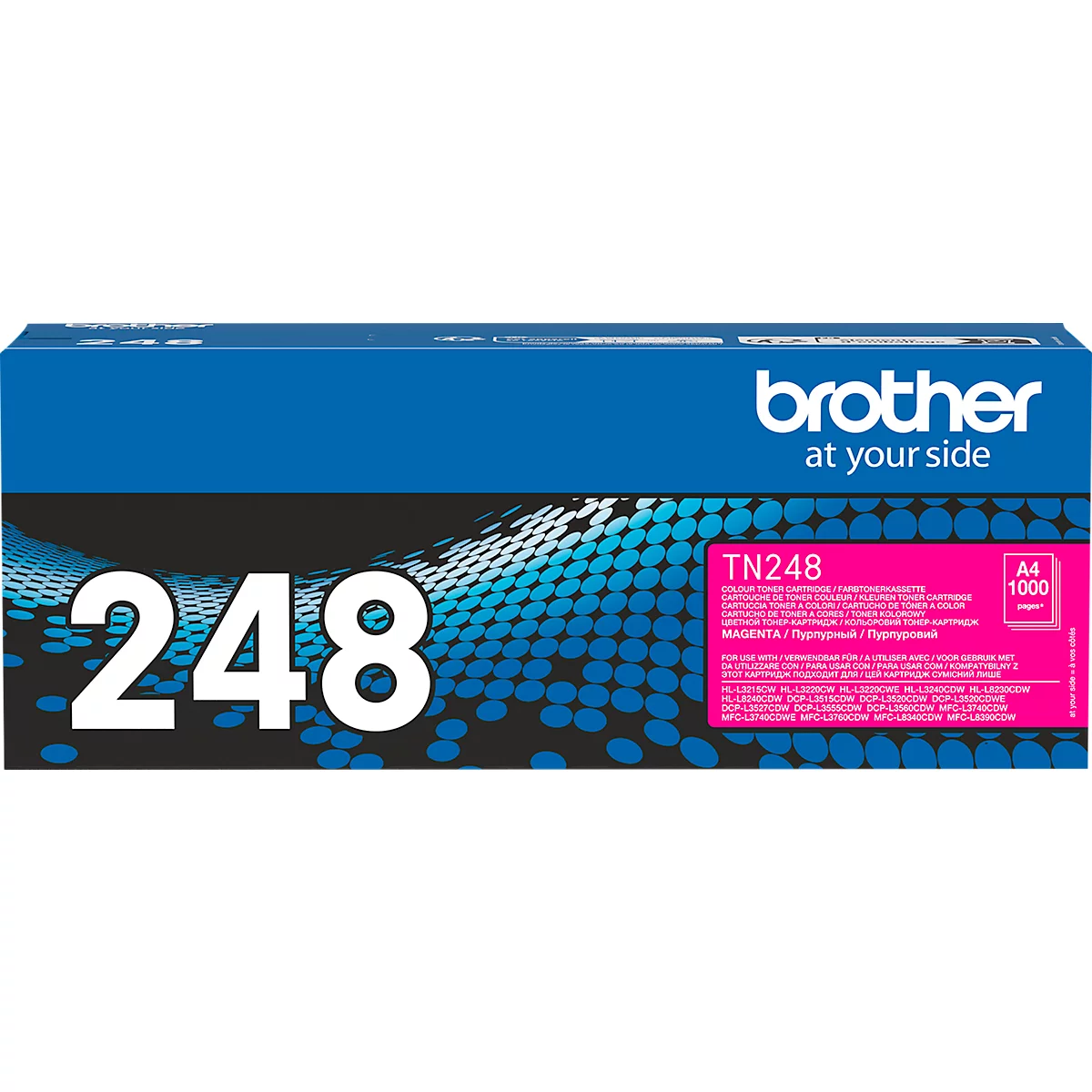 Toner original Brother TN-248VAL CMYK, multipack, jusqu'à 1000 pages A4 chacune, CYMK