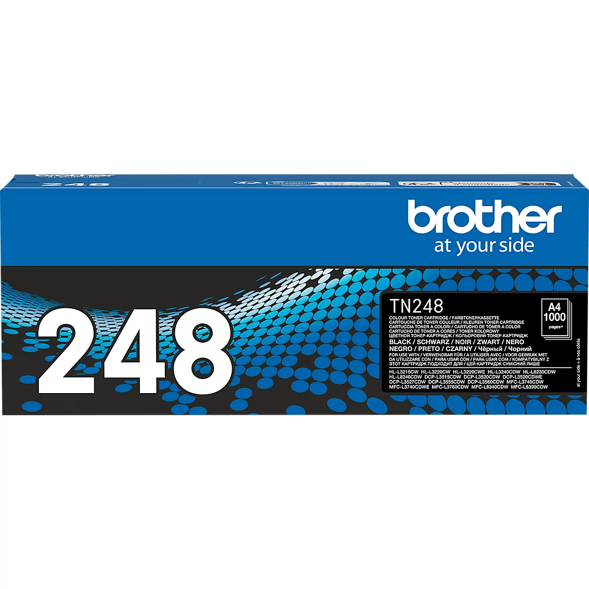 Toner original Brother TN-248VAL CMYK, multipack, jusqu'à 1000 pages A4 chacune, CYMK