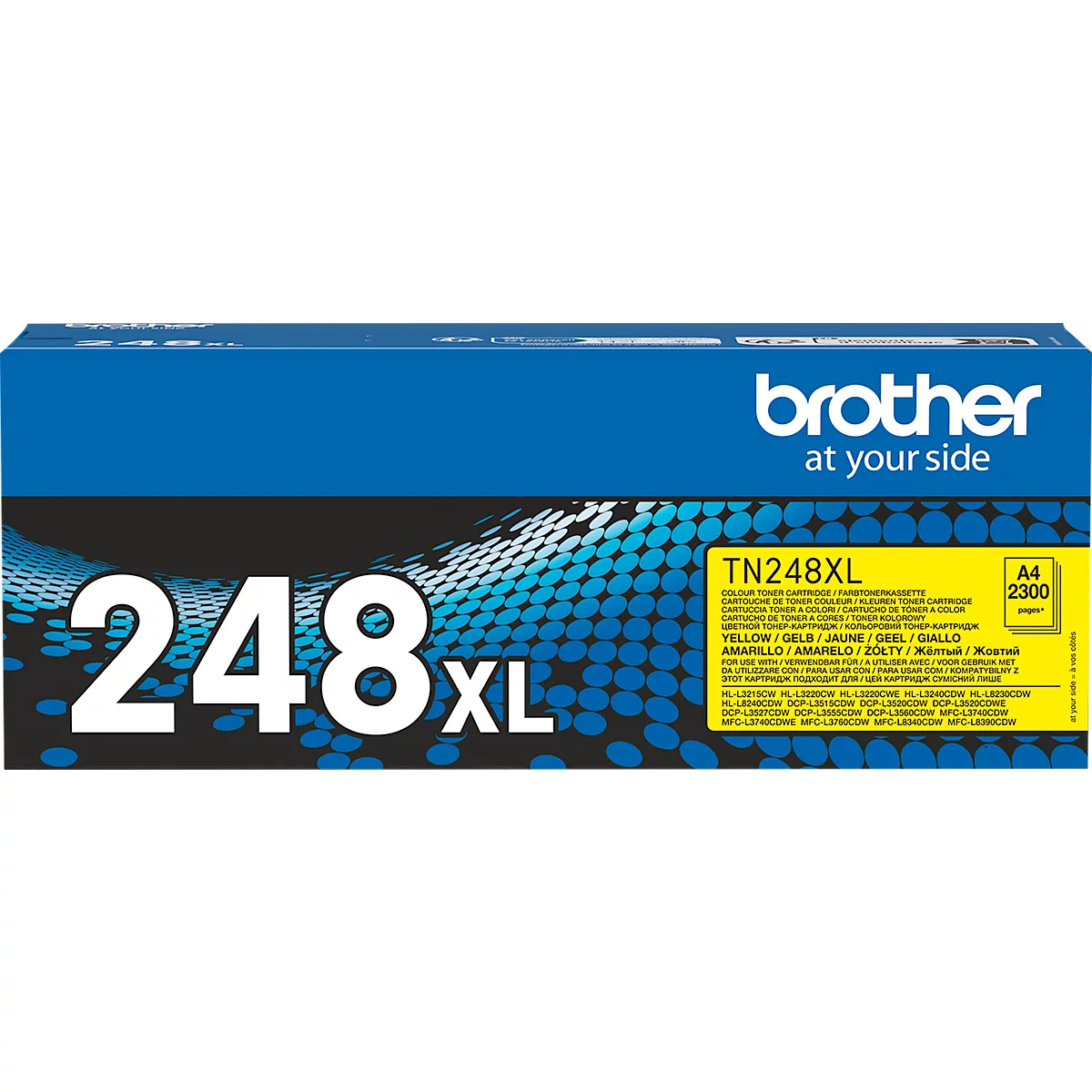 Toner original Brother TN-248XLY, jusqu'à 2300 pages A4, jaune