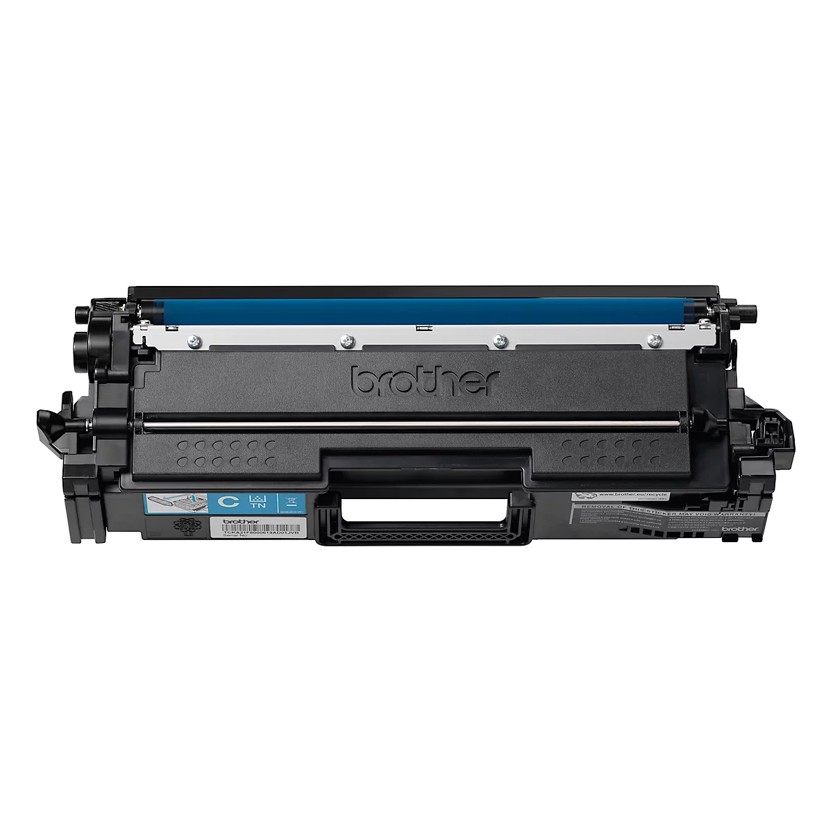 Toner original Brother TN-821XLC, pack individuel, cyan