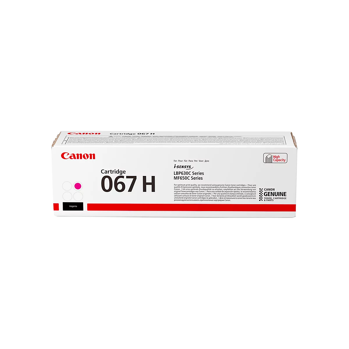 Toner original Canon 067HM, pack individuel, magenta
