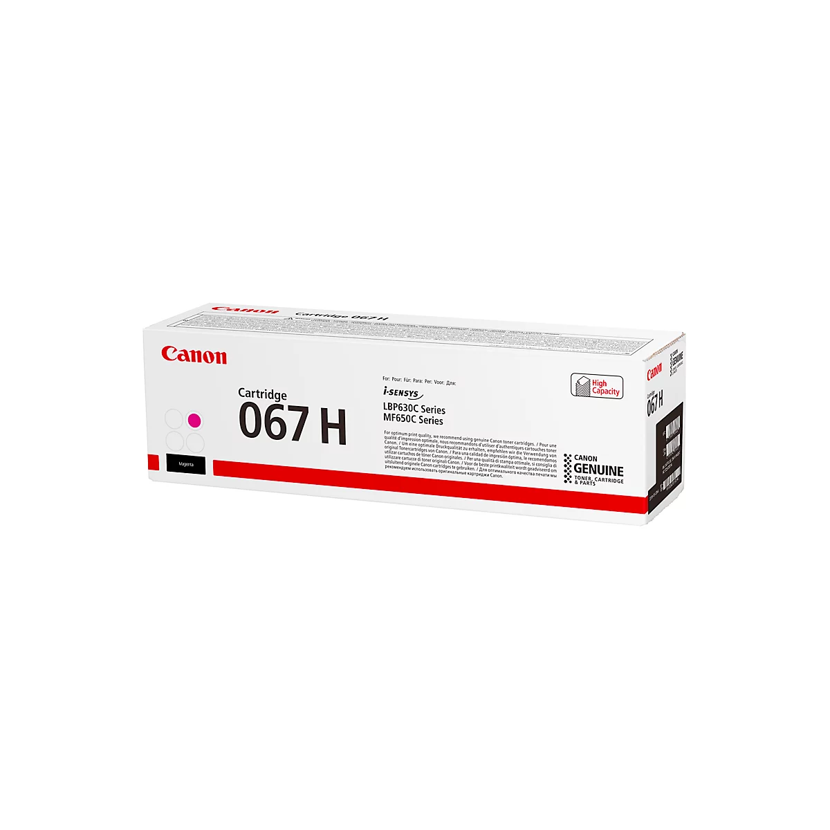 Toner original Canon 067HM, pack individuel, magenta