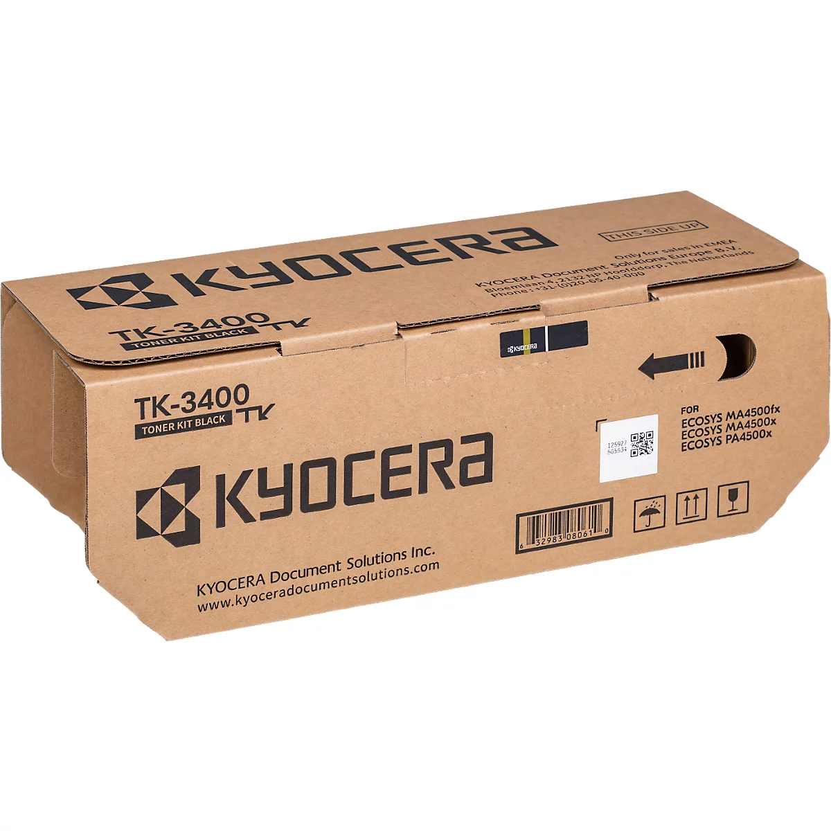 Toner original Kyocera TK-3400, pack individuel, noir