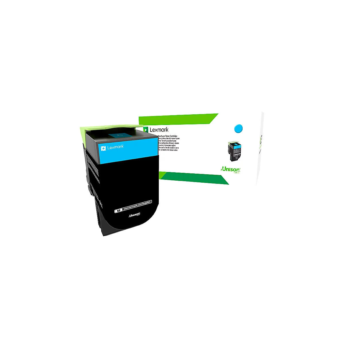 Toner original Lexmark 702XE, pack individuel, cyan