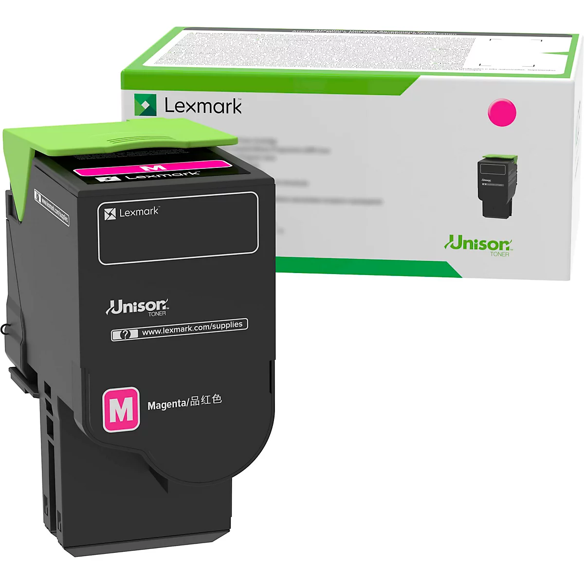 Toner original Lexmark 78C2UE, pack individuel, magenta