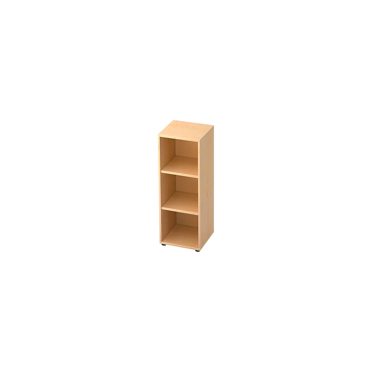 TOPAS LINE boekenkast, 3 OH, spaanplaat, B 400 x D 400 x H 1100 mm, ahorndecor