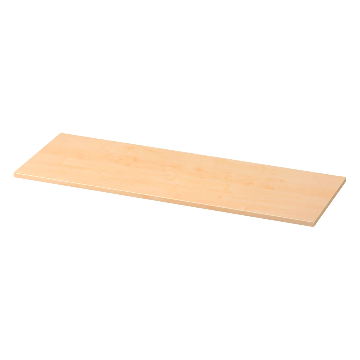 A rectangular board of light wood, slightly angled in the image, without other elements.